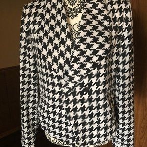 Ann Klein Double Breasted Knit Jacket